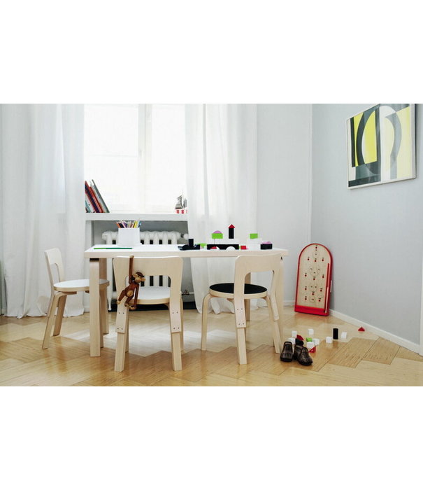 Artek  Artek - Aalto Table rectangular 81B white laminate 120 x 75