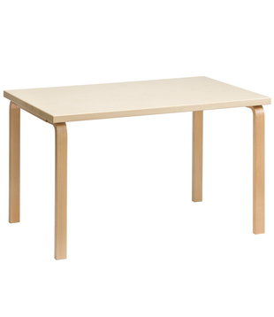 Artek Aalto Tafel 81B Rectangular berken 120 x 75