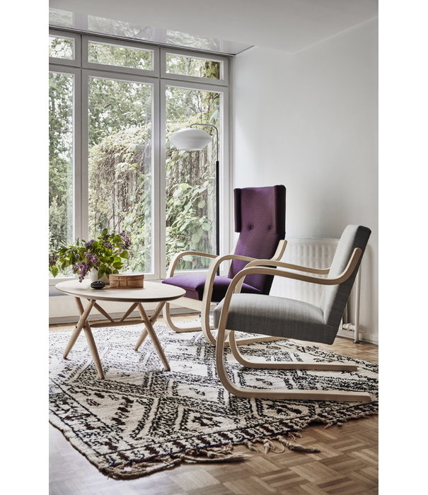 Artek  Artek - Aalto  armchair 402 "Atelje" zwart