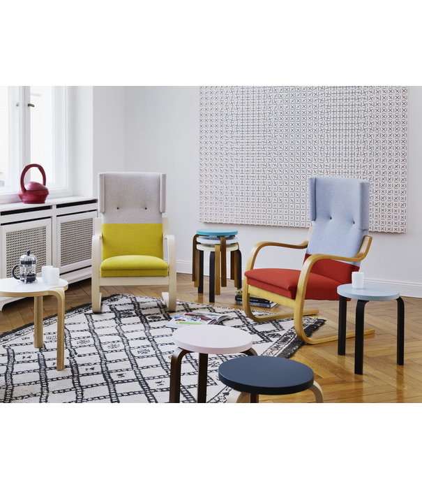 Artek  Artek - Aalto lounge stoel 401 wit