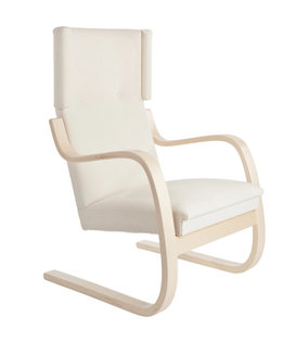 Artek - lounge stoel 401 wit