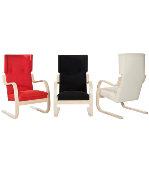 Artek  Artek - Aalto lounge stoel 401 zwart