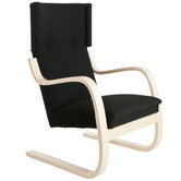 Artek - aalto armchair 401, black