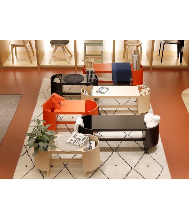 Artek  Artek Kiulu bench A red birch L118 cm.