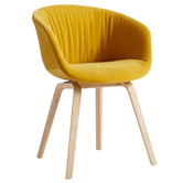 Dining Campaign, Hay AAC 23 Soft Chair Lola yellow, oak legs