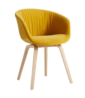 Hay AAC 23 Soft Chair Lola yellow, oak legs