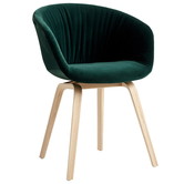 Hay - AAC 23 Soft chair Lola green - oak legs