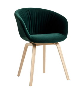 Hay AAC 23 Soft Chair Lola green, oak legs