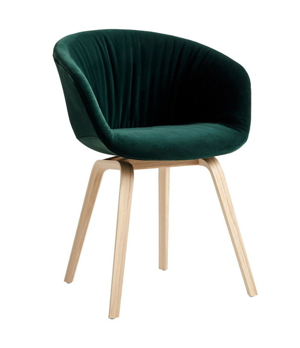 Hay  Hay - AAC 23 Soft chair Lola green - oak legs