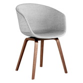 Hay - AAC 23  chair upholstered - walnut /  remix 123