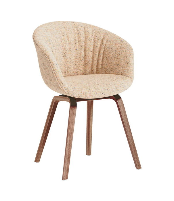 Hay  Dining Campaign, Hay AAC 23 Soft Dining Chair Bolgheri, walnut legs