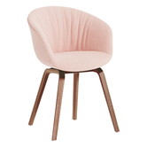 Dining Campaign, Hay AAC23 Soft Dining Chair Mode 026 rose - walnut legs