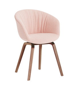 Hay - AAC 23 Soft chair Mode 026 rose - walnut legs