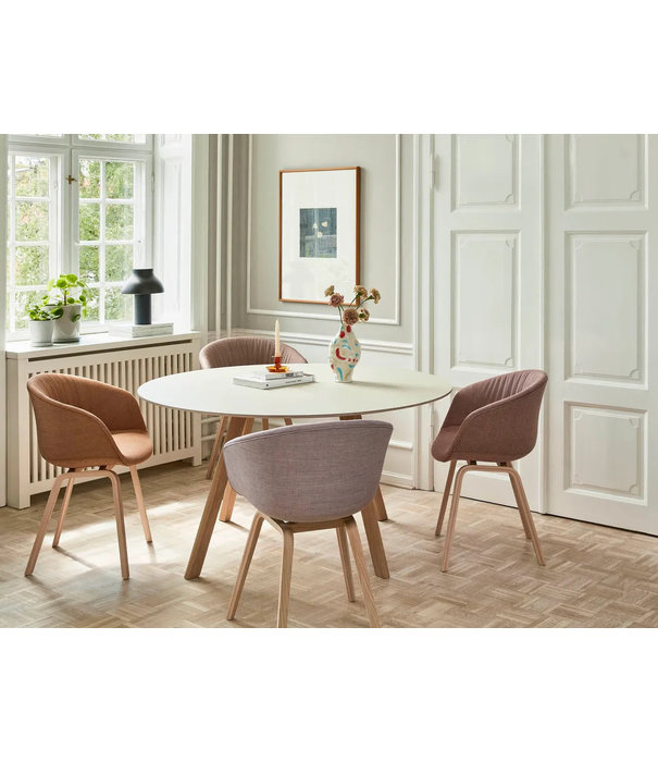 Hay   AAC 23 Stoel cognac Sense leer,  eiken poten