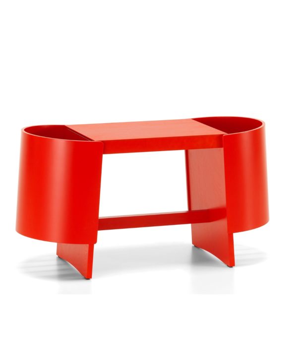 Artek  Artek - Kiulu bank B rood berken L88 cm.