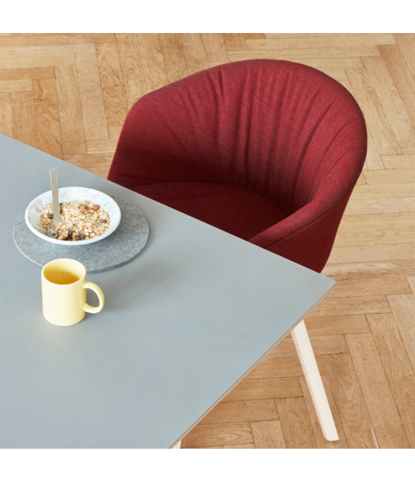 Hay  Dining Campaign, Hay AAC 23 Soft Chair Lola yellow, oak legs