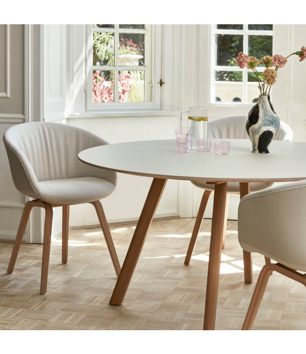 Hay  Dining Campaign, Hay AAC 23 Soft Chair Lola yellow, oak legs