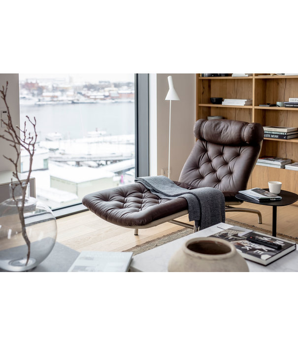 Fredericia  Fredericia The Vodder Chaise lounge chair - cognac leather