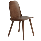 Muuto - Nerd chair stained dark brown