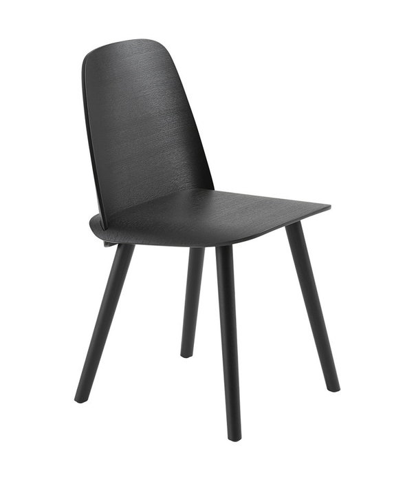 Muuto Nerd Eetkamerstoel zwart