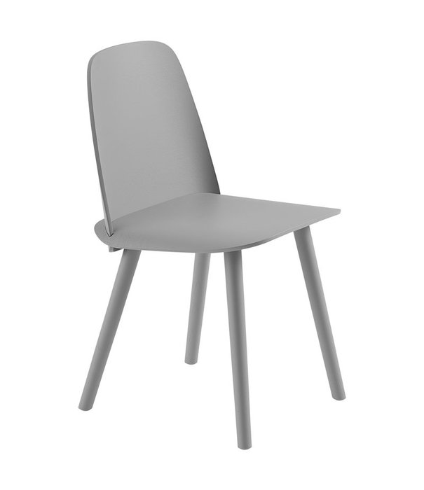 Muuto Nerd Eetkamerstoel grijs