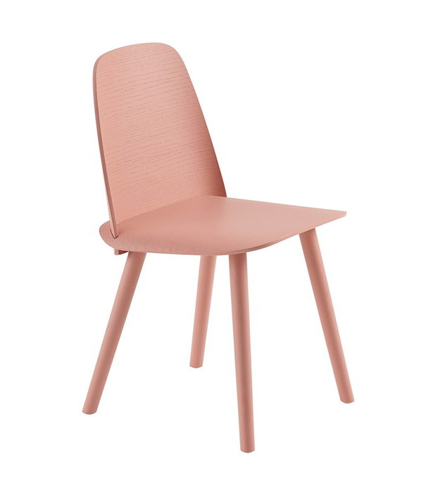 Muuto  Muuto Nerd Eetkamerstoel tan roze