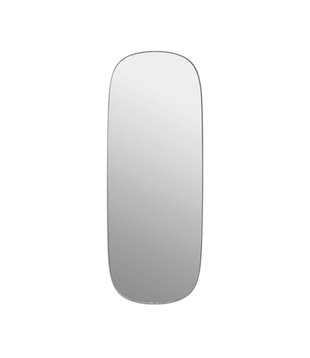 Framed Mirror Large grey 118 x 44