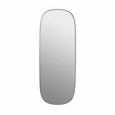 Framed mirror large dark green