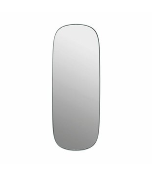 Framed Mirror Large dark green 118 x 44