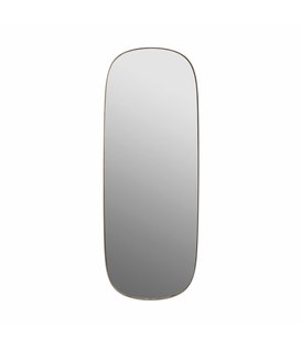 Framed Mirror Large taupe 118 x 44
