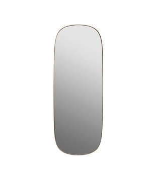 Framed Mirror Large taupe 118 x 44