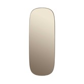 Framed mirror large taupe - taupe