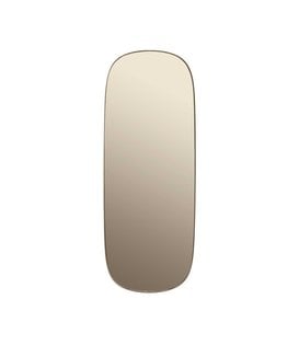 Framed Mirror Large taupe, taupe 118 x 44