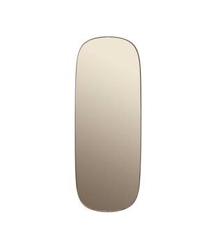 Muuto - Framed mirror large taupe / taupe