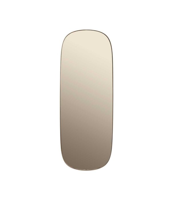 Muuto Framed mirror large taupe - taupe