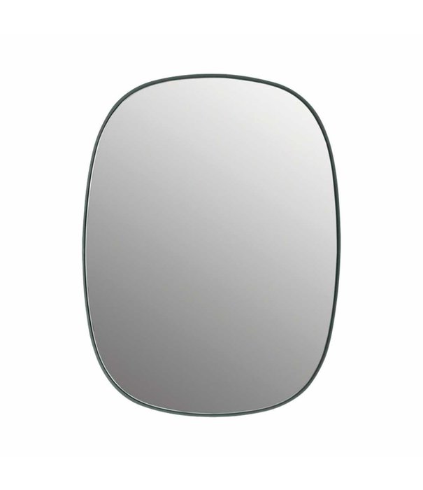 Muuto  Muuto - Framed spiegel small - donkergroen