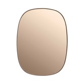 Framed mirror small rose / rose