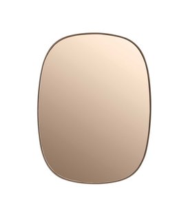 Muuto Framed Spiegel Small rose, rose 59 x 44