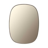 Muuto - Framed mirror small - taupe - taupe