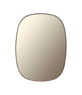 Muuto Framed Mirror Small taupe, taupe 59 x 44