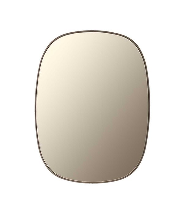 Muuto Framed mirror small - taupe - taupe