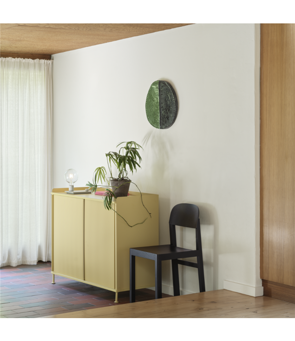 Muuto  Muuto - Enfold Tall dressoir Eiken - Grijs