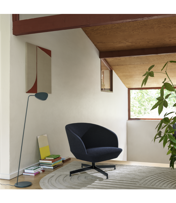 Muuto Muuto - Oslo lounge stoel Ocean 50 - swivel zwart