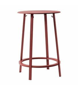 Hay - Revolver bar table red Ø70