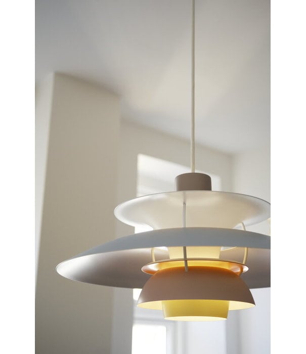 Louis Poulsen  PH 5 Pastels Pendant blue rose peach