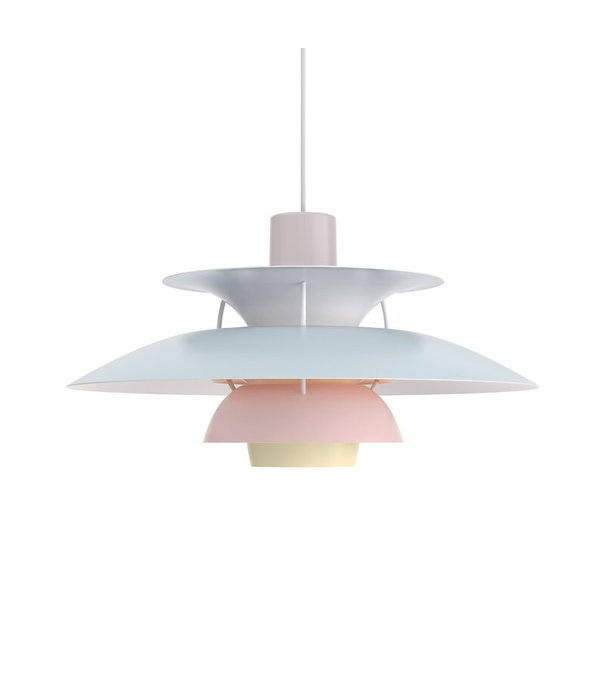 Louis Poulsen  Louis Poulsen - PH 5 Pastels Hanglamp Oyster Blue Rose