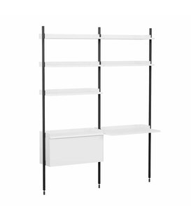 Hay Pier System combination 12, 2 columns white / black