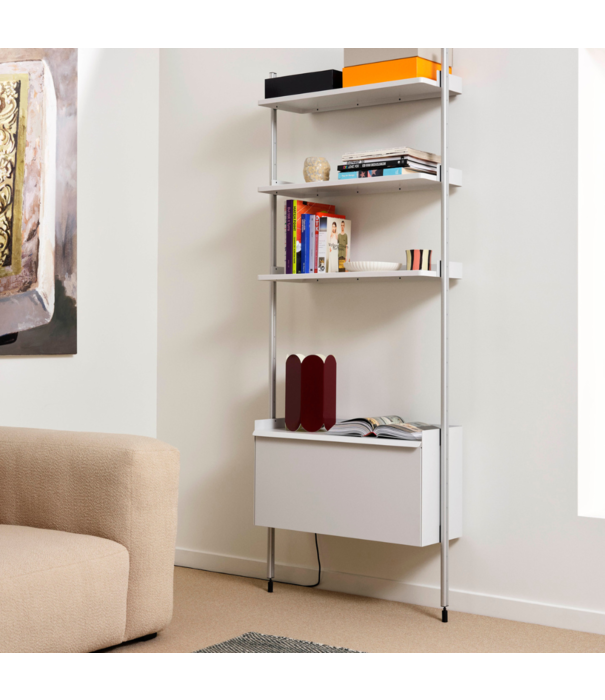 Hay  Hay Pier System - Pier combinatie 12, 2 columns zwart / zwart profielen