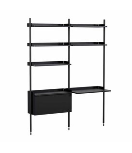 Hay Pier System combination 12, 2 columns black / black