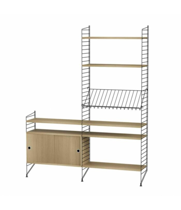 String  Furniture Woonkamer K combinatie hout